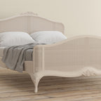 Ivory Rattan High End Super King Bed