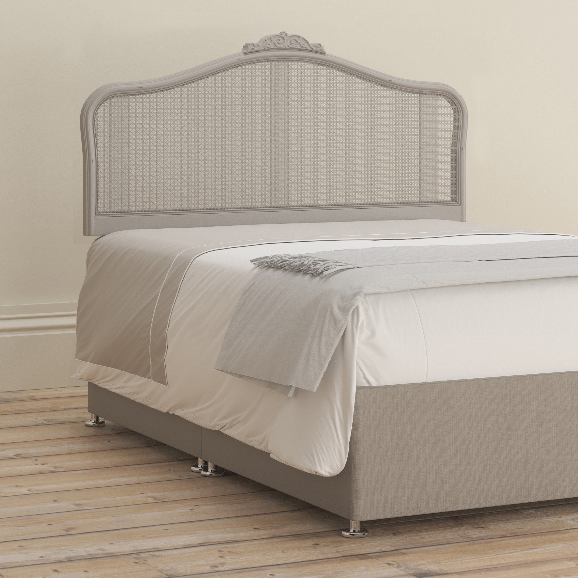 Etienne Rattan Double Headboard