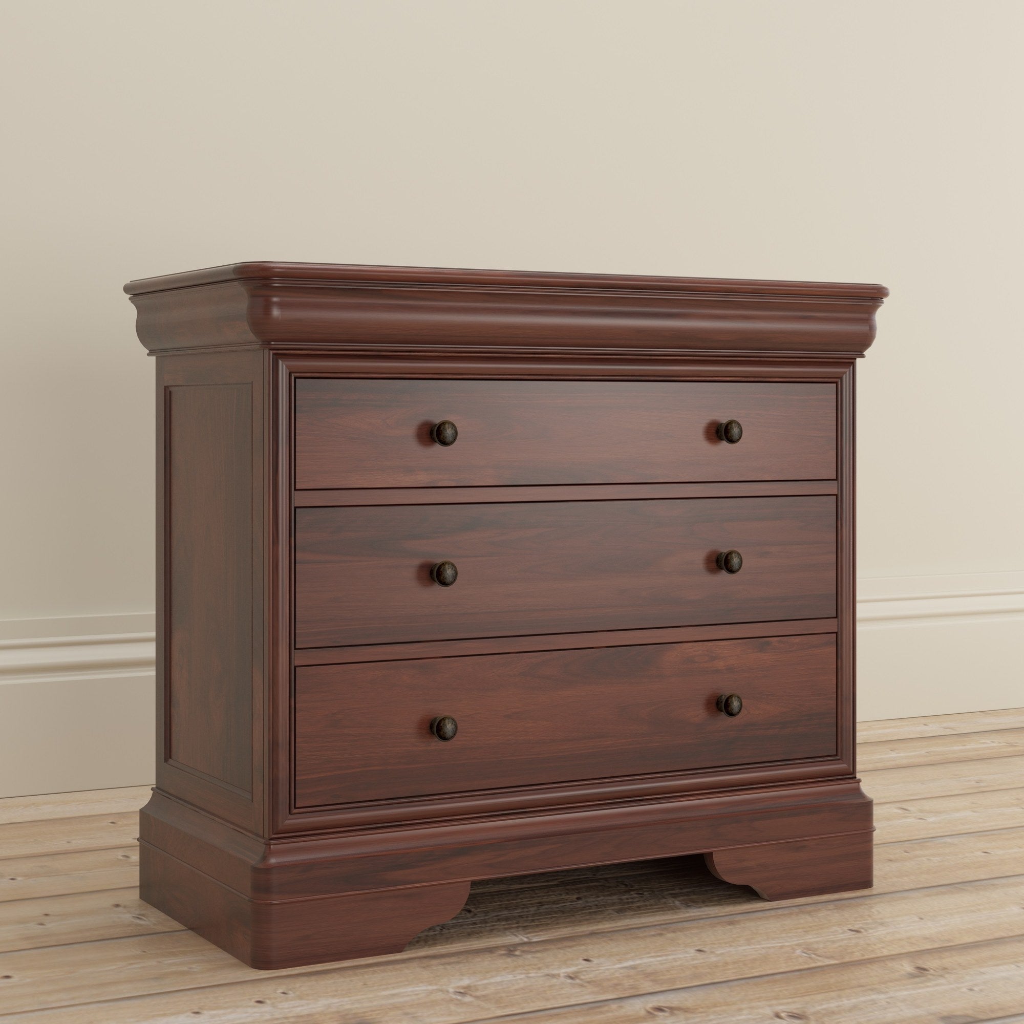 Antoinette Wide 3 Drawer Chest