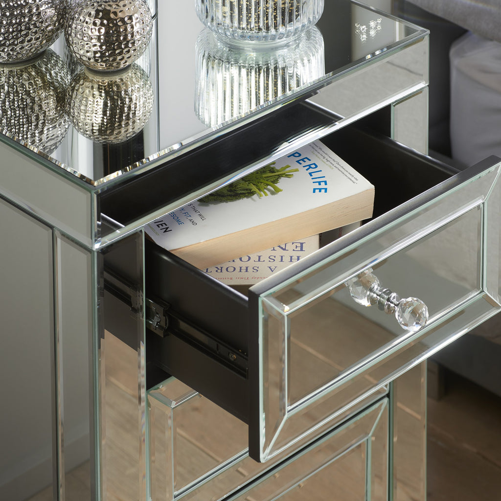Valencia 3 Drawer Bedside