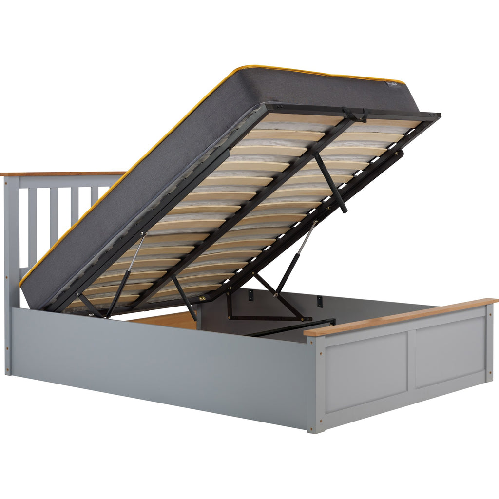Phoenix Small Double Ottoman Bed