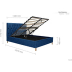 Loxley Double Ottoman Bed