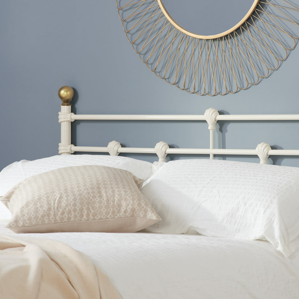 135cm Atlas Bed Cream