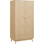 Herringford 2 Door 1 Drawer Wardrobe