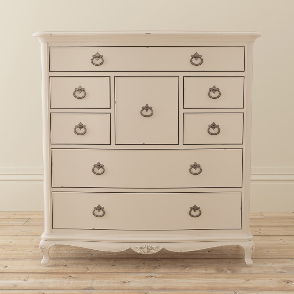 Ivory 8 Drawer Chest