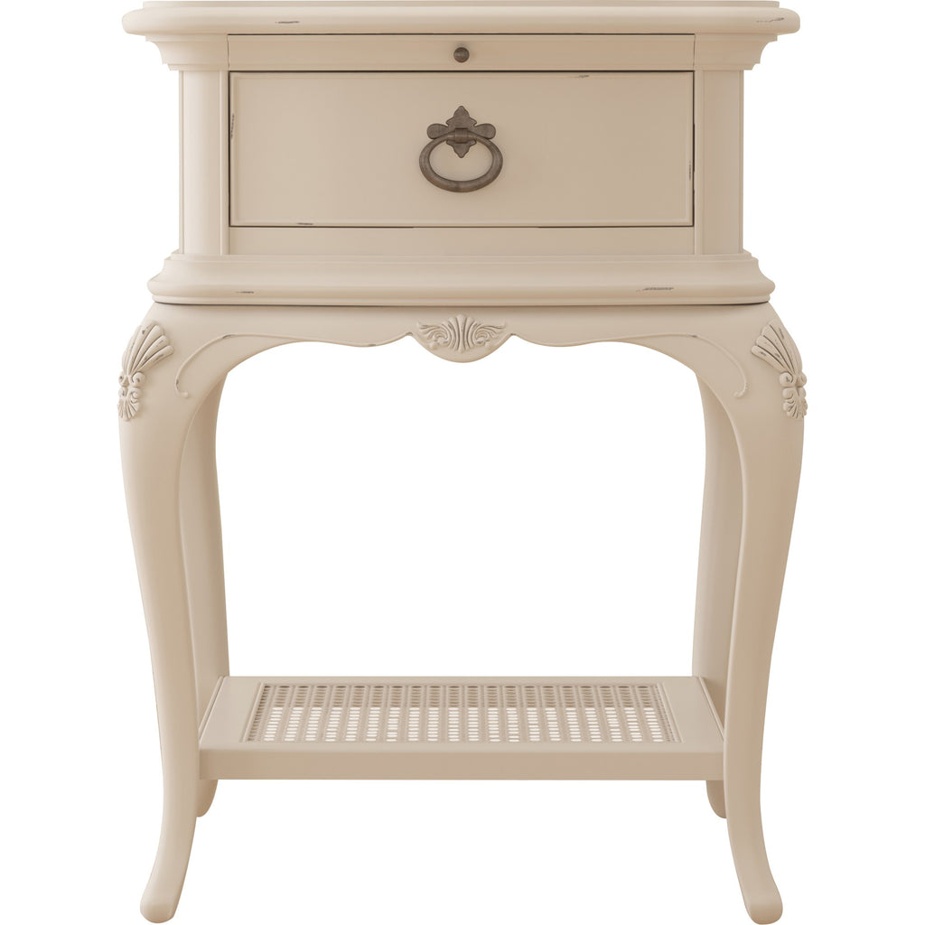 Ivory 1 Drawer Bedside Chest