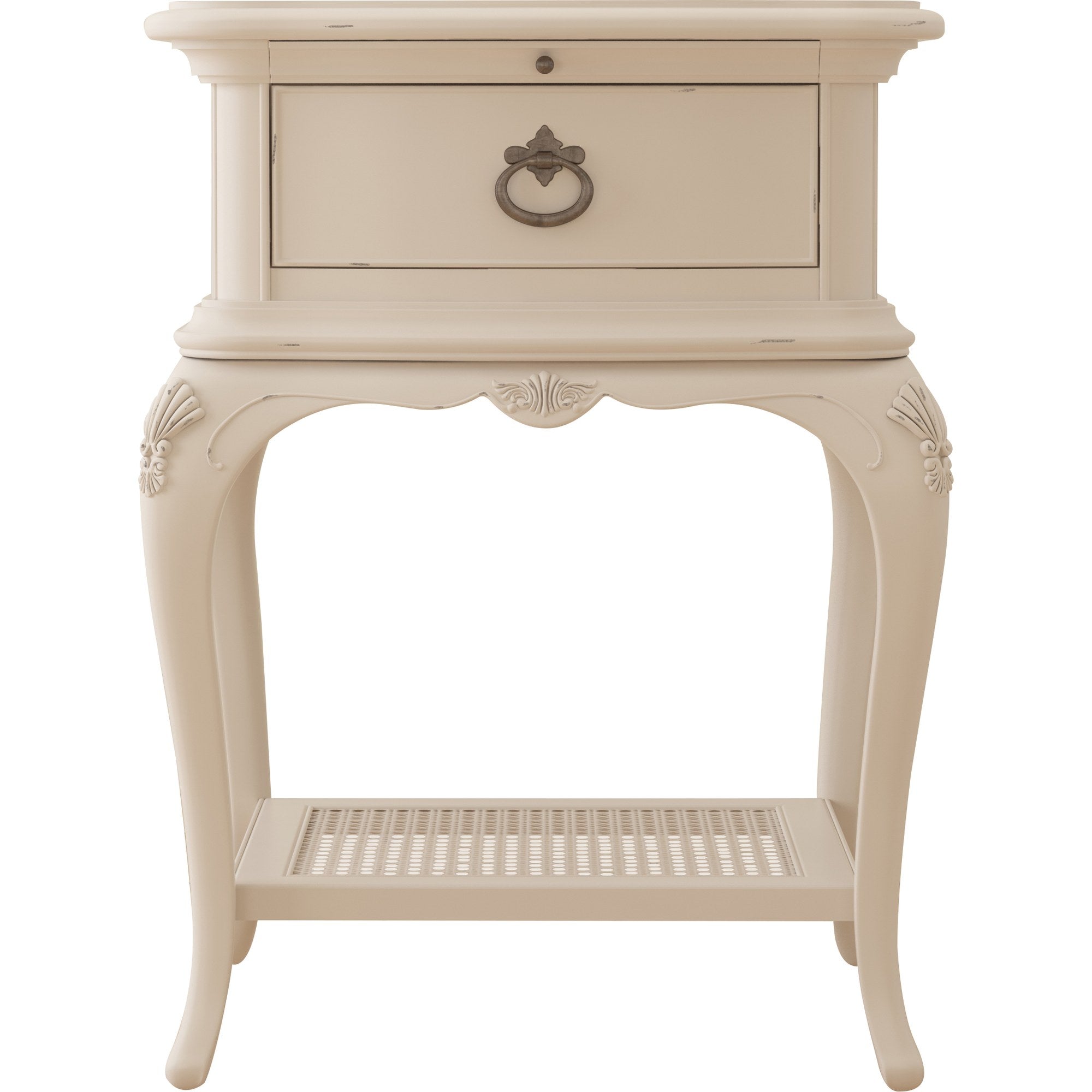 Ivory 1 Drawer Bedside Chest