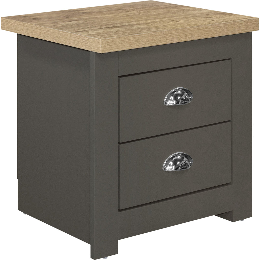 Highgate 2 Drawer Bedside