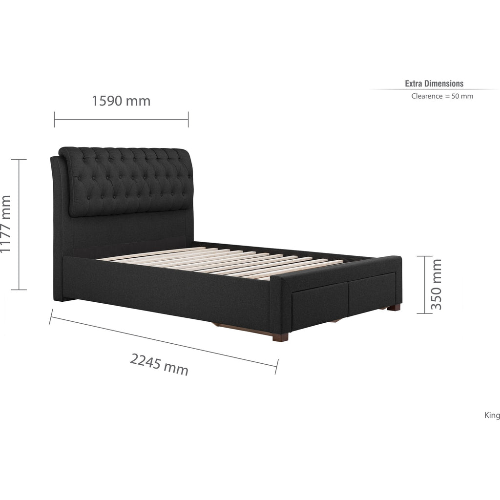 Valentino King Bed