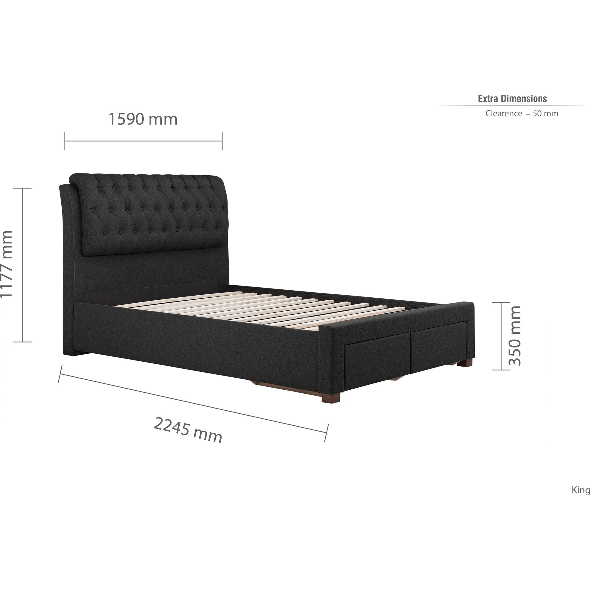 Valentino King Bed