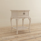Ivory 1 Drawer Bedside Chest