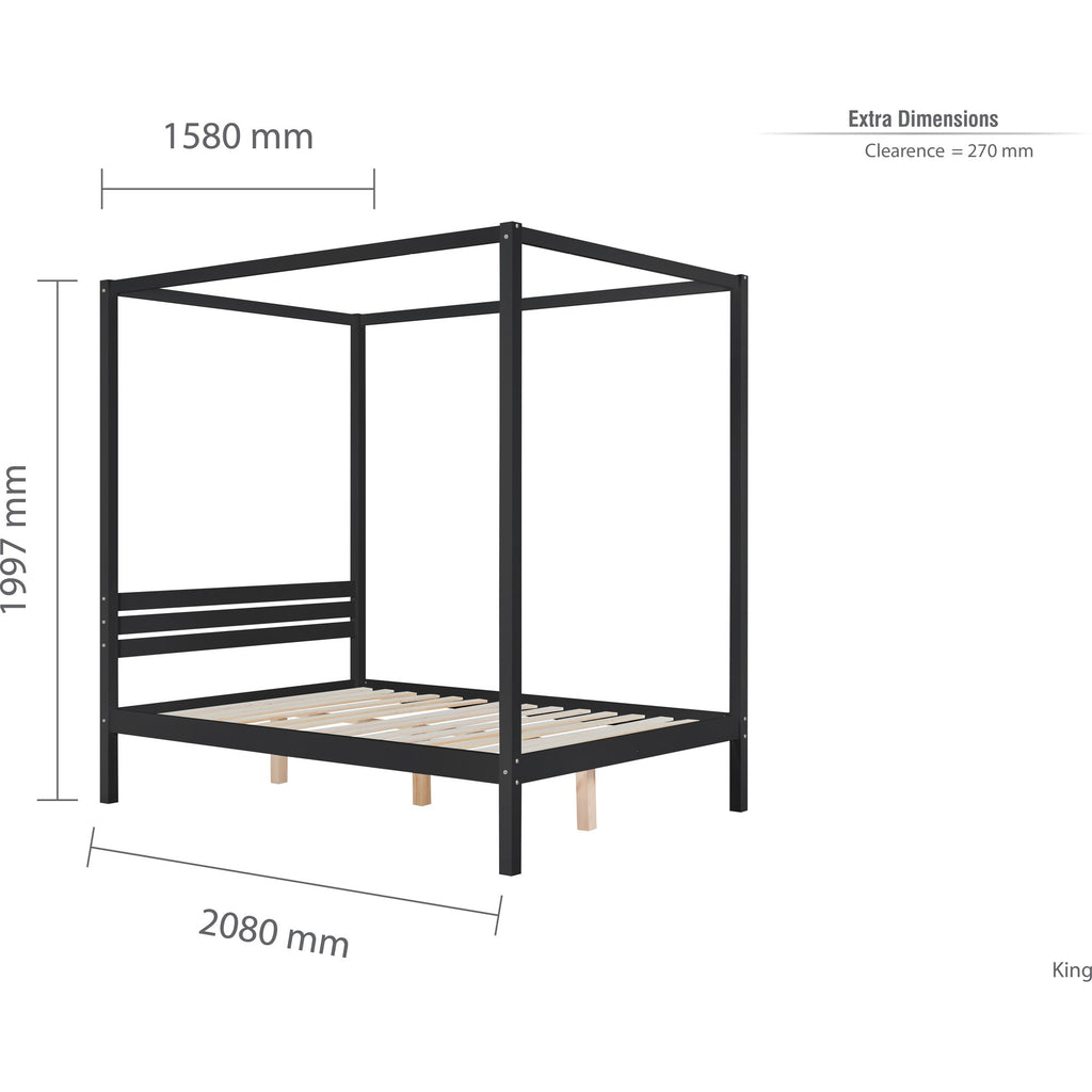 Mercia Four Poster King Bed