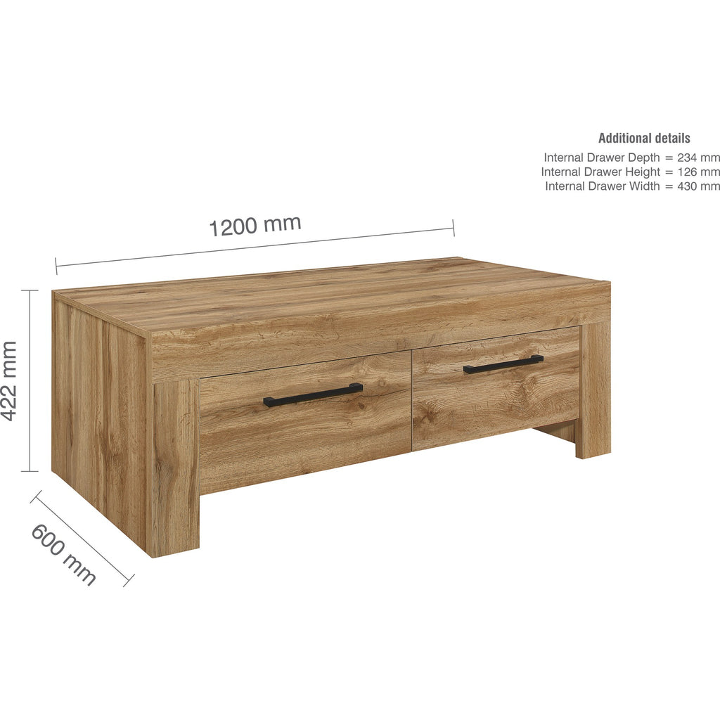 Compton 4 Drawer Coffee Table