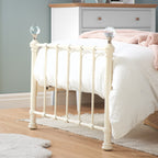 90cm Jessica Bed Cream
