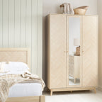 Herringford 3 Door Wardrobe With Mirror