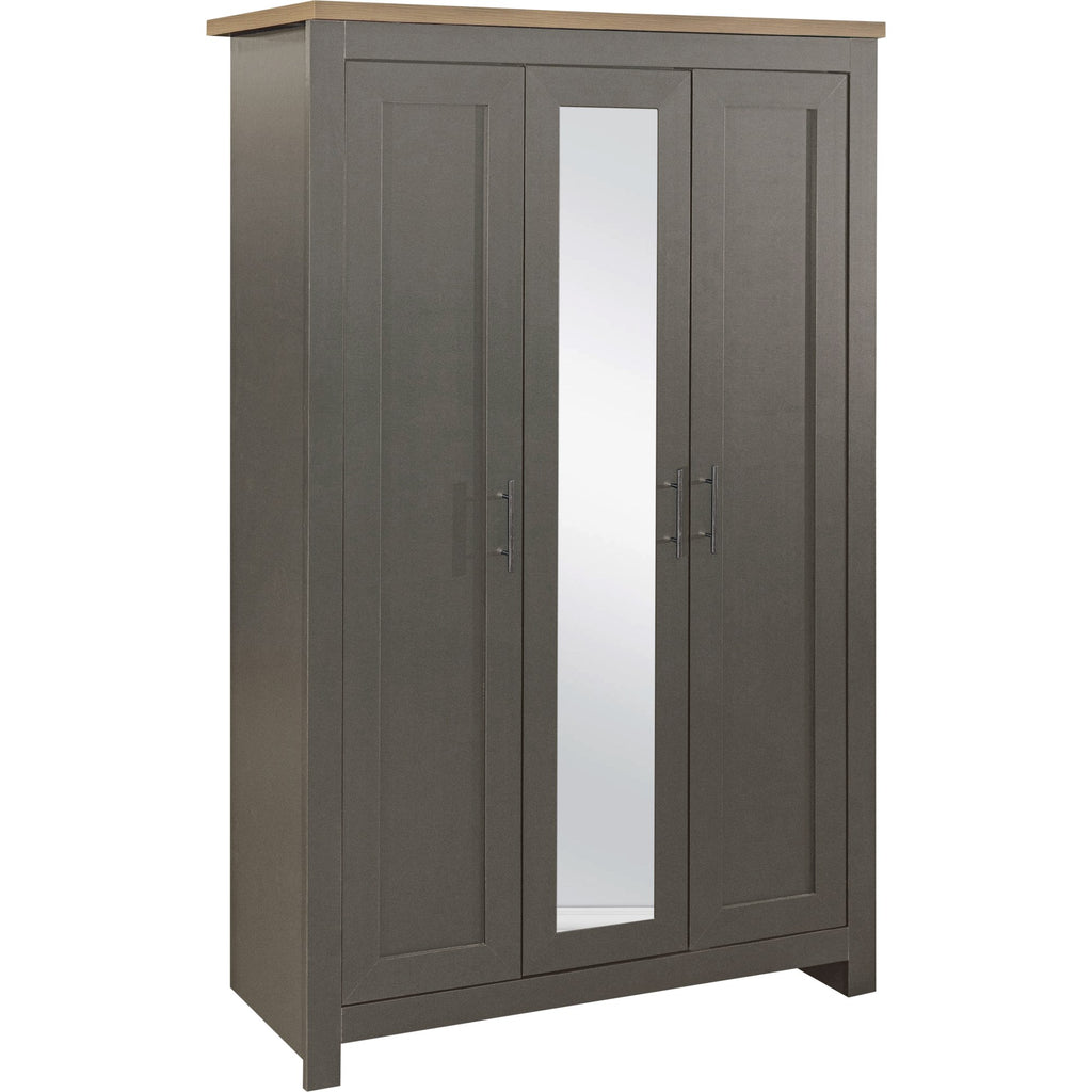 Highgate 3 Door Wardrobe With Mirror