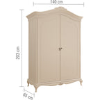 Ivory Wide Fitted Wardrobe