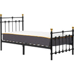 90cm Atlas Bed Black