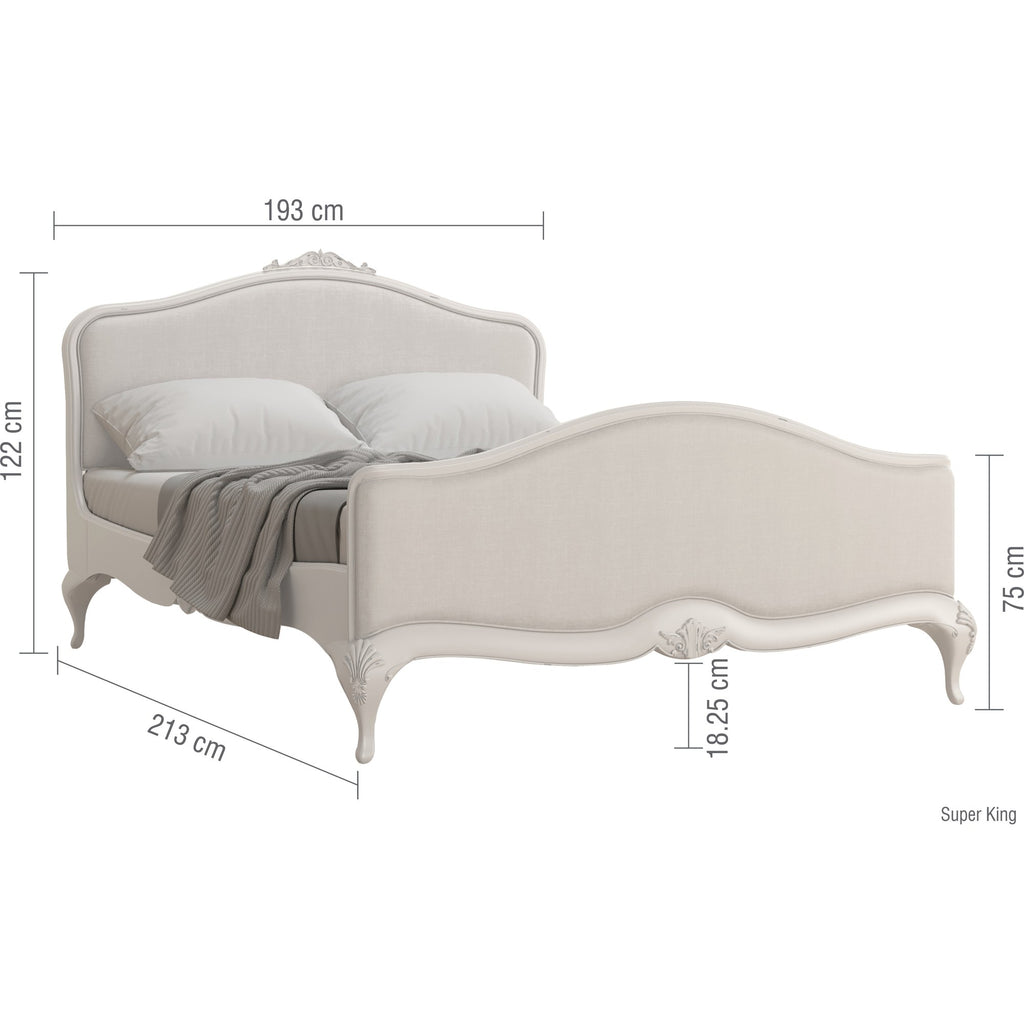 Etienne Upholstered Super King Bed