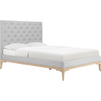Toulon Low End Super King Bed - Oak