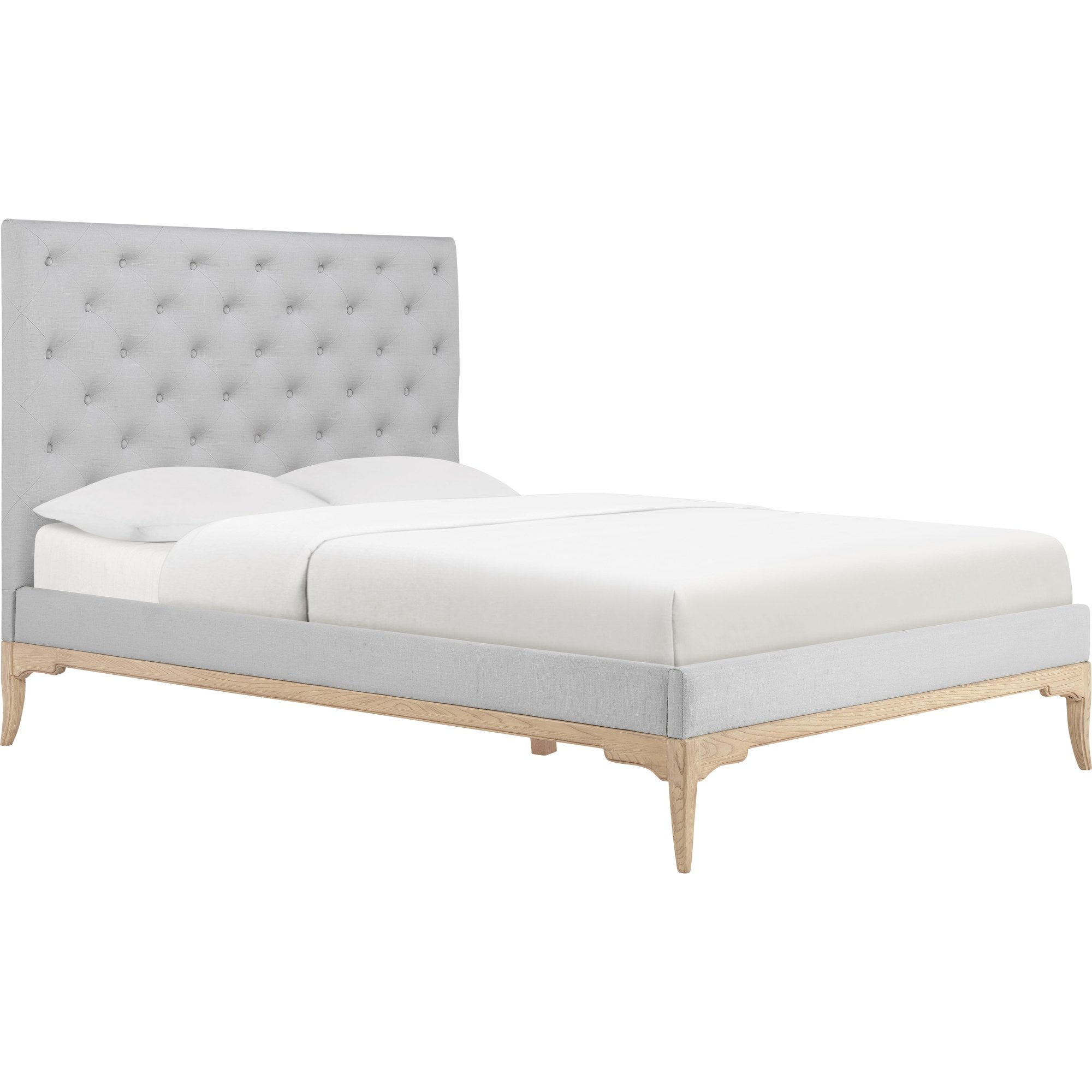 Toulon Low End Super King Bed - Oak