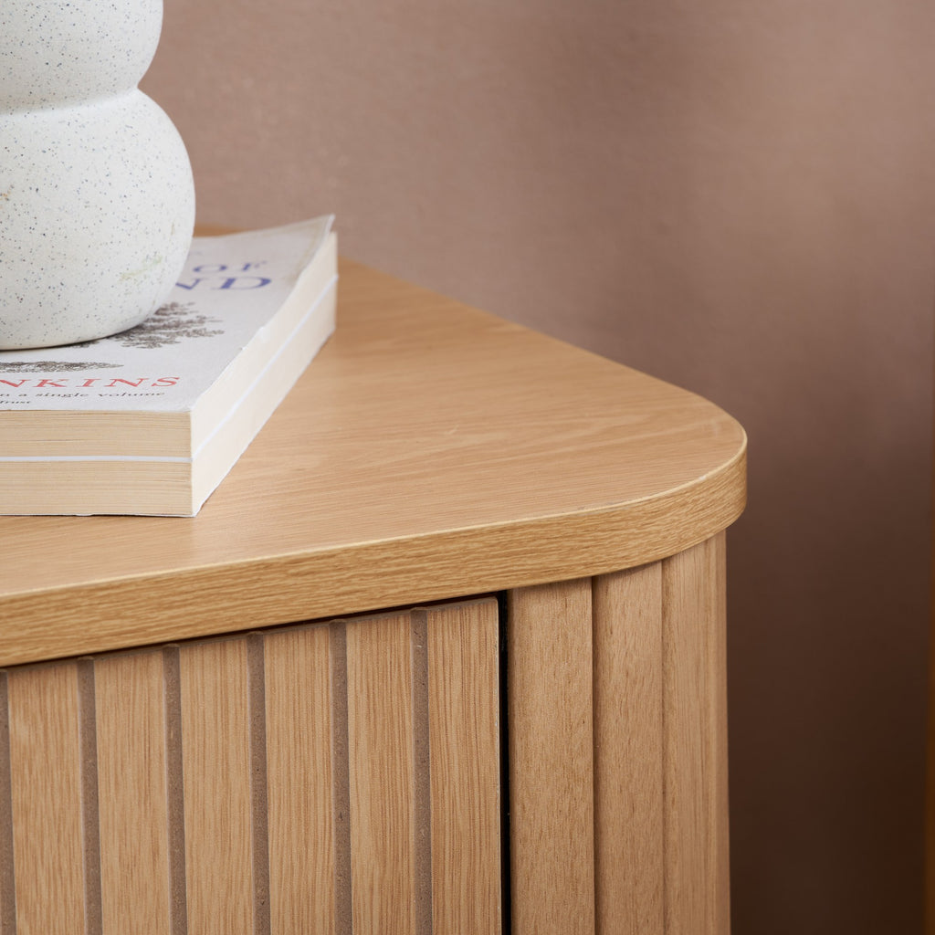Axel 1 Drawer Fluted Bedside