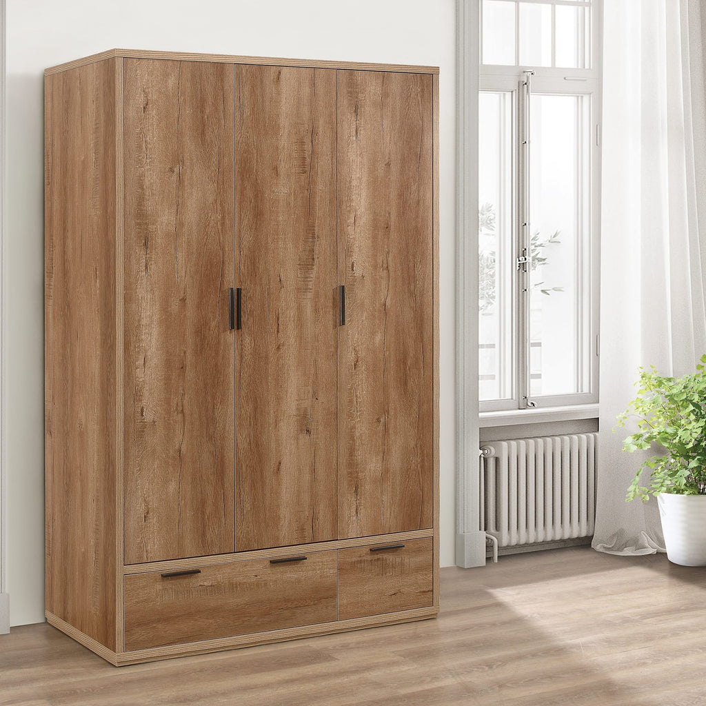 Stockwell 3 Door 2 Drawer Wardrobe