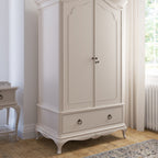 Ivory Double Wardrobe