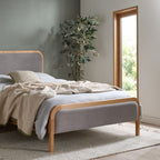 Amaya King Bed Oak