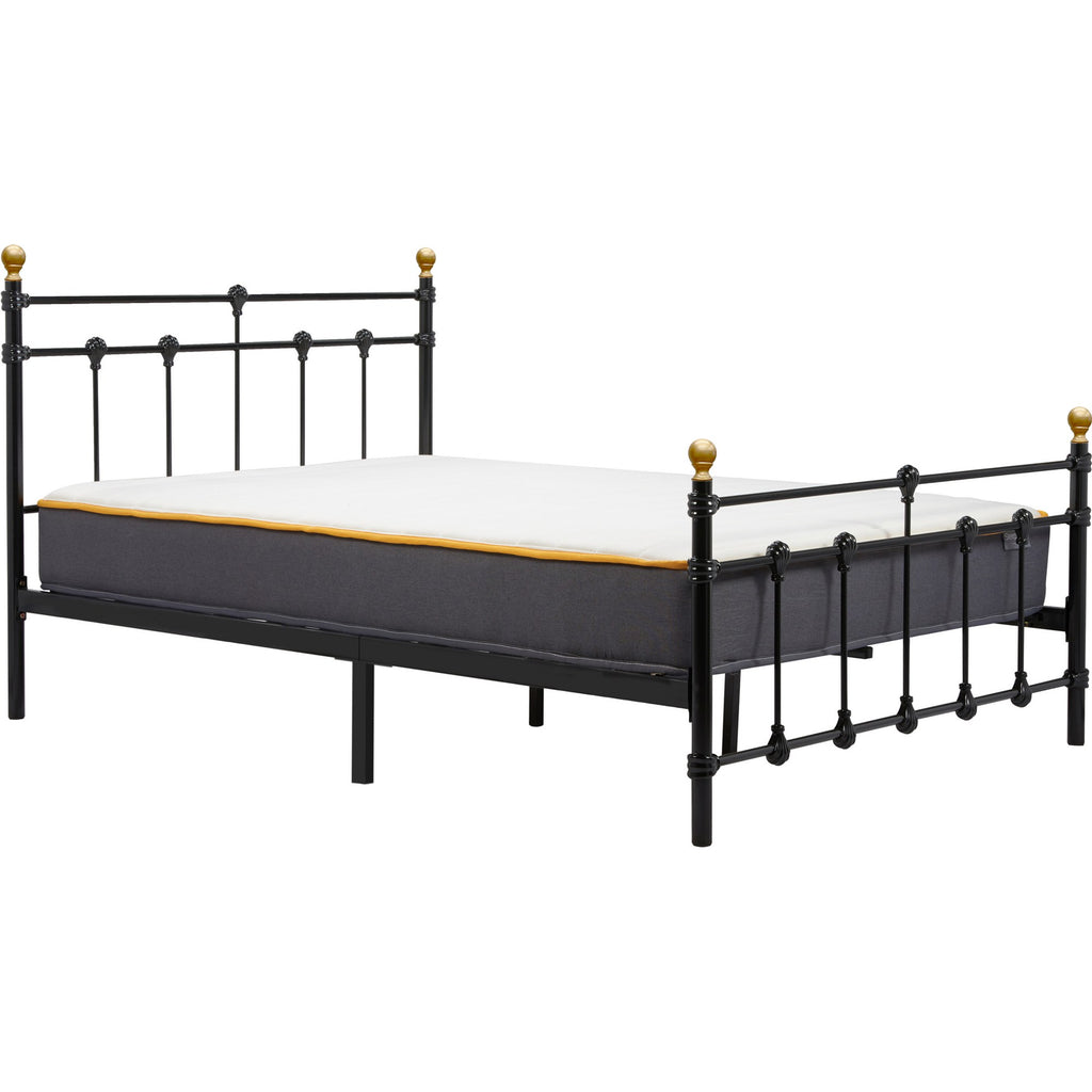 135cm Atlas Bed Black