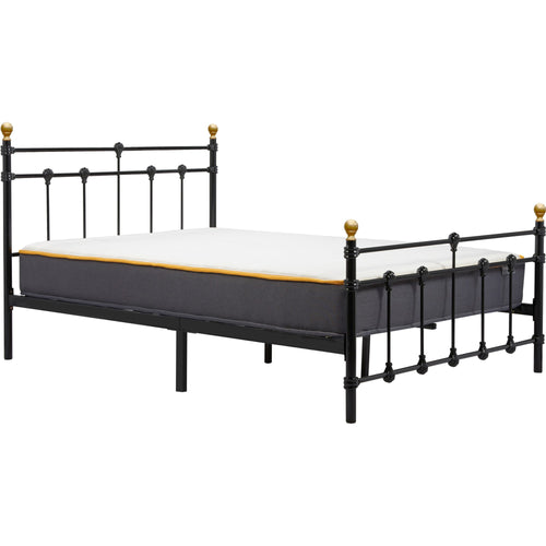 135cm Atlas Bed Black