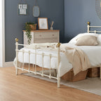 135cm Atlas Bed Cream
