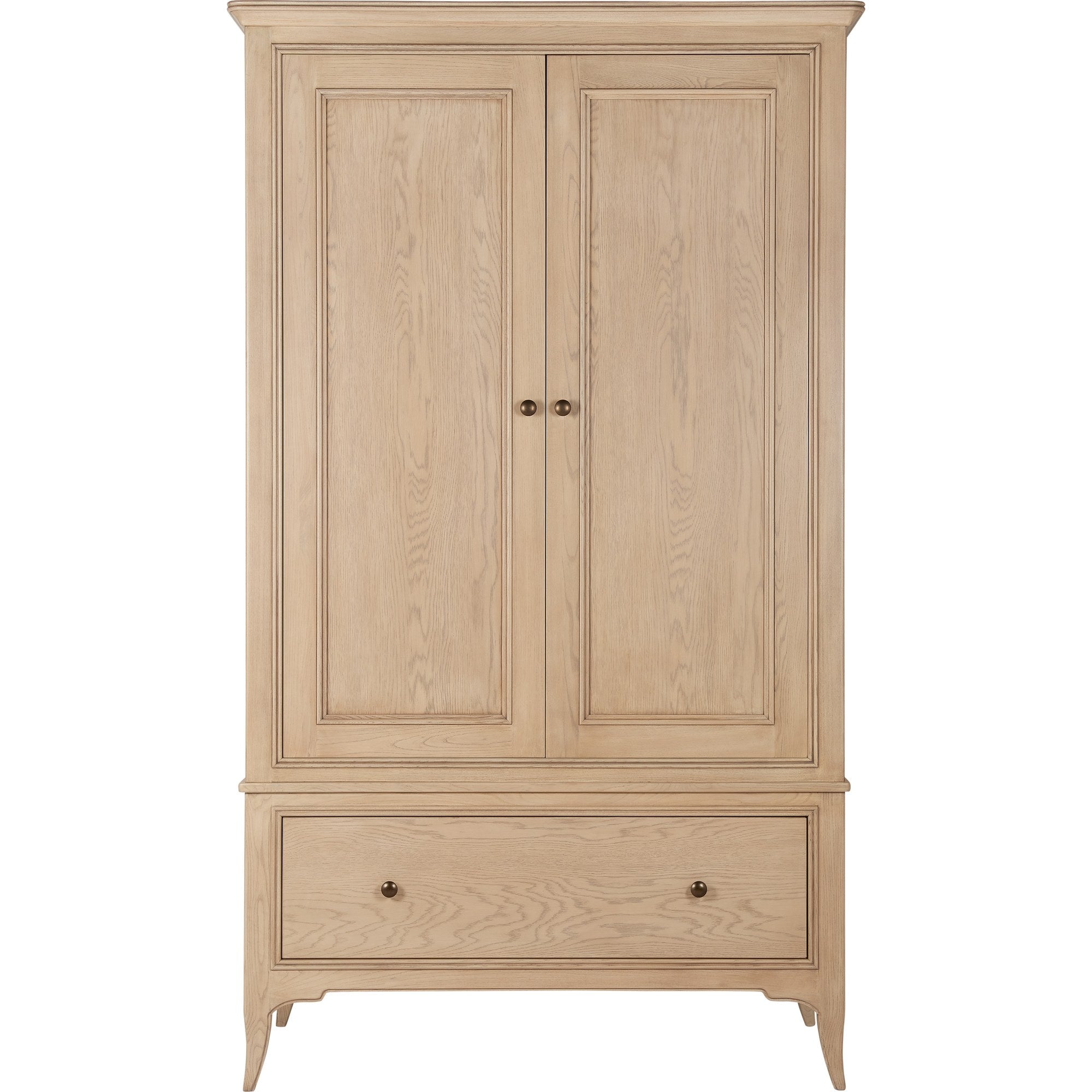 Toulon 2 Door 1 Drawer Wardrobe With Mirror