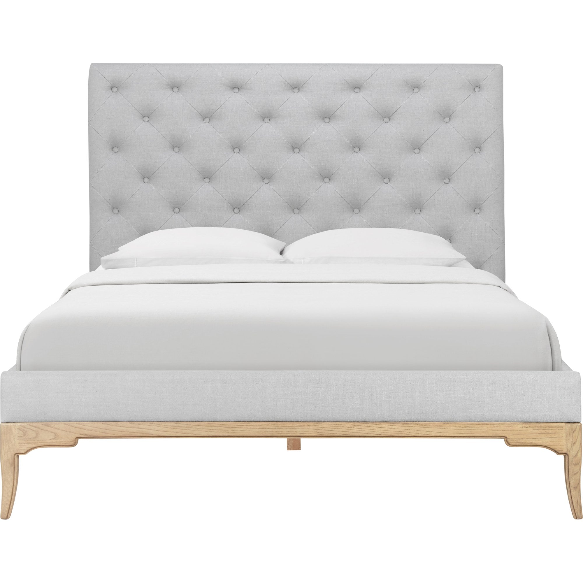 Toulon Low End Super King Bed - Oak