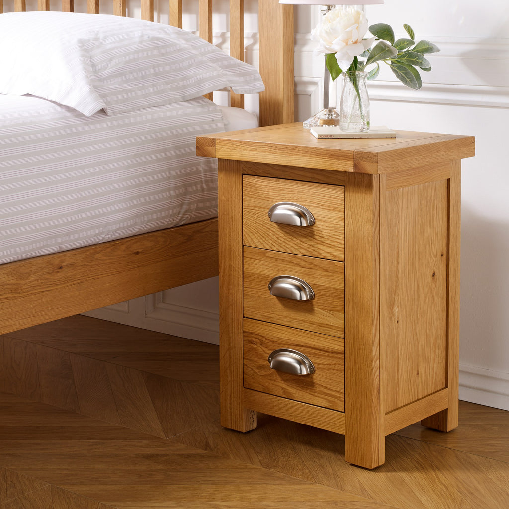 Woburn Small 3 Drawer Bedside