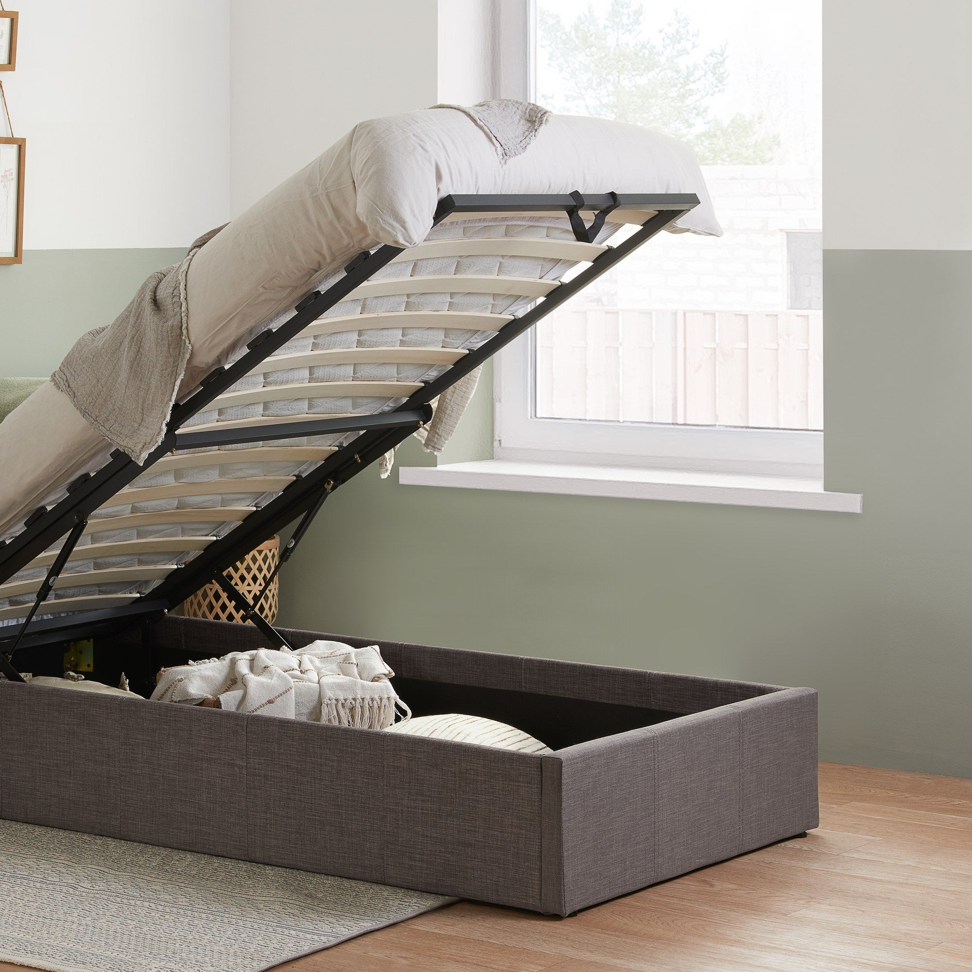 Berlin Single Ottoman Bed