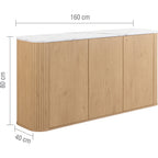 Russo 3 Door Sideboard
