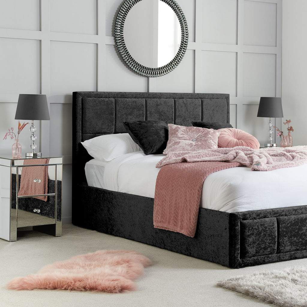 Hannover Small Double Ottoman Bed