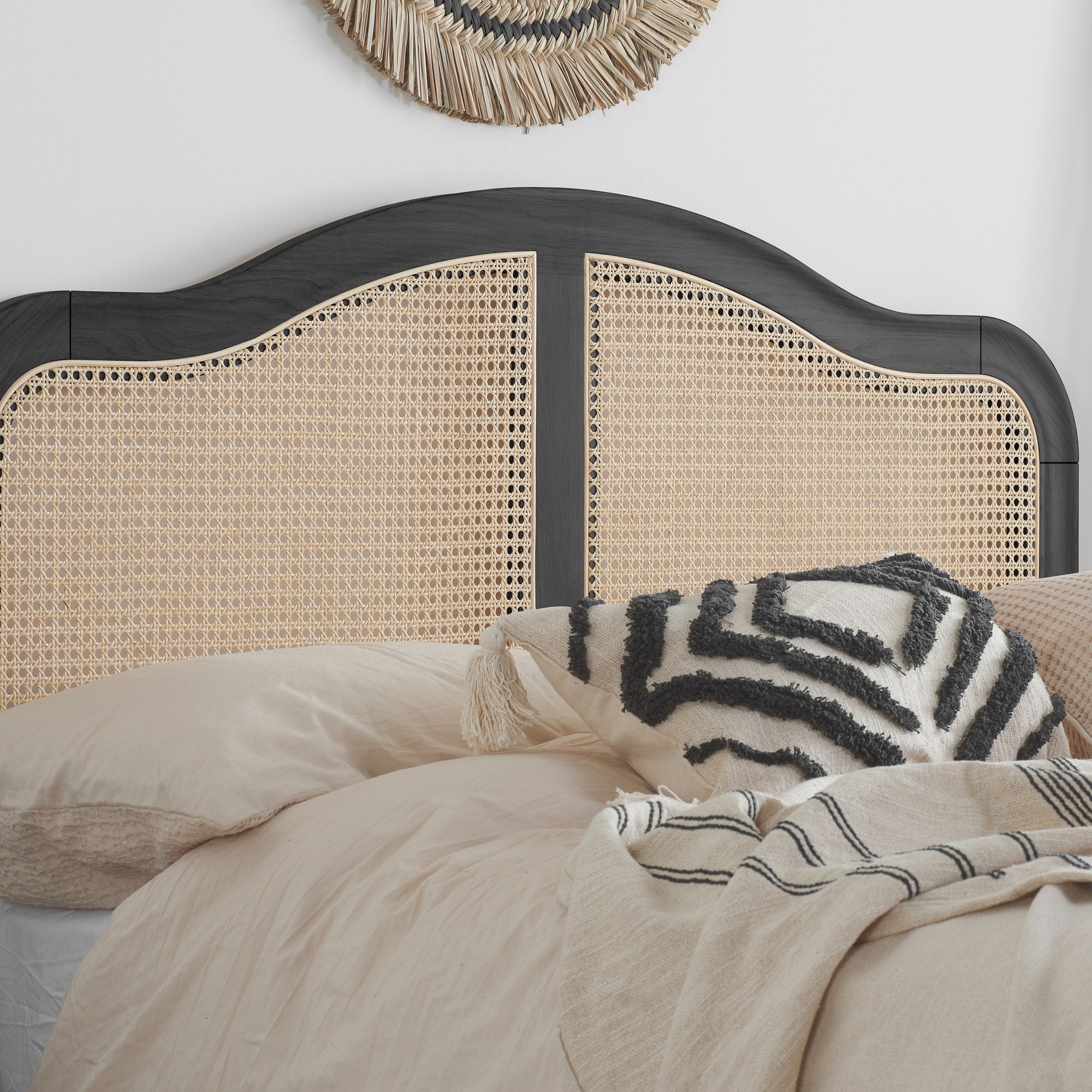 Leonie Super King Rattan Bed