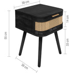 Noah 1 Drawer Bedside