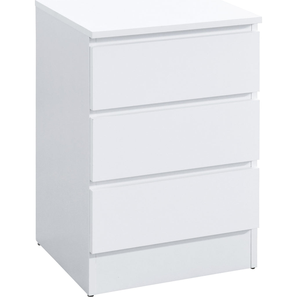 Oslo 3 Drawer Bedside