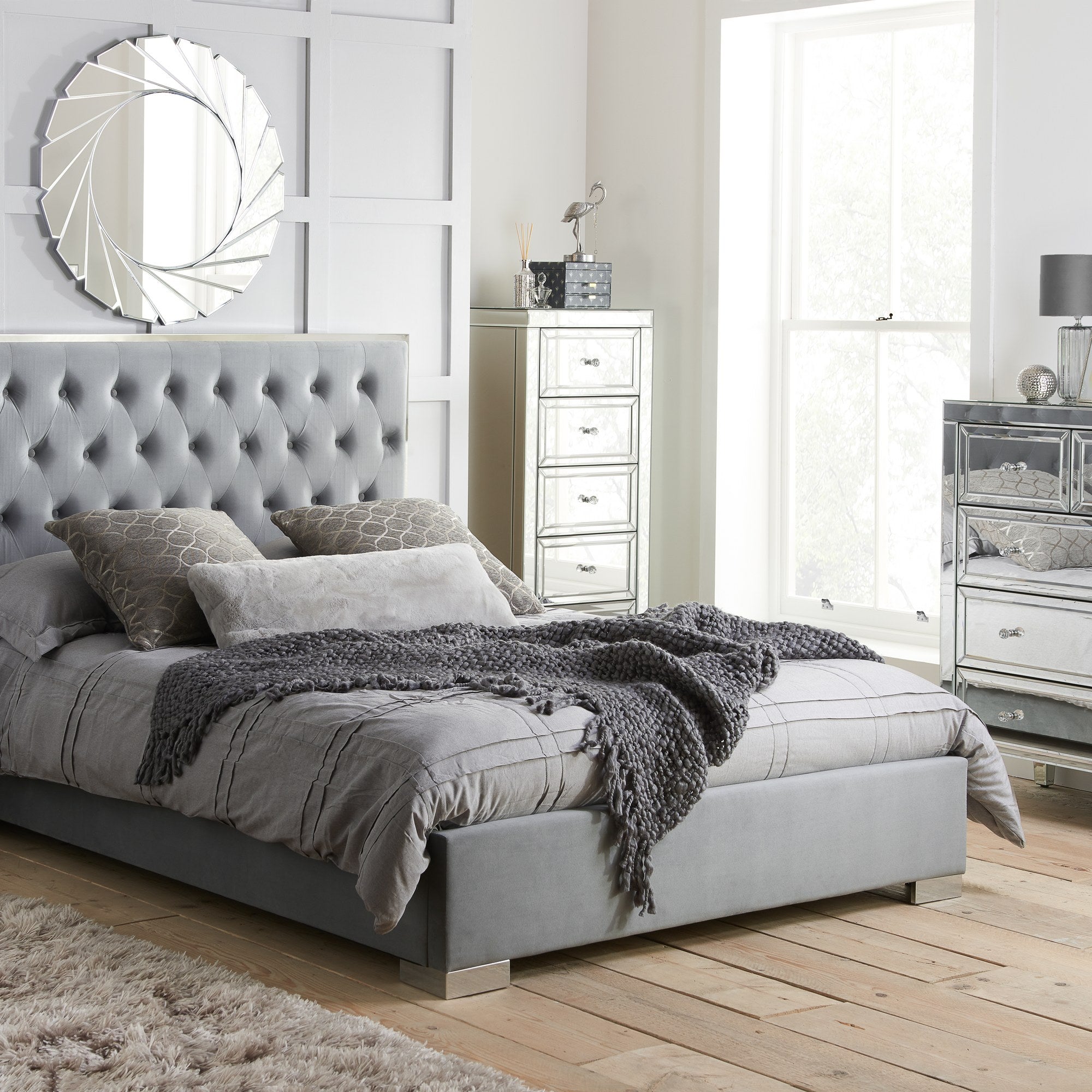 Valencia 3 Drawer Bedside