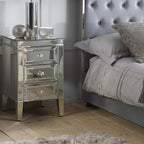 Valencia 3 Drawer Bedside