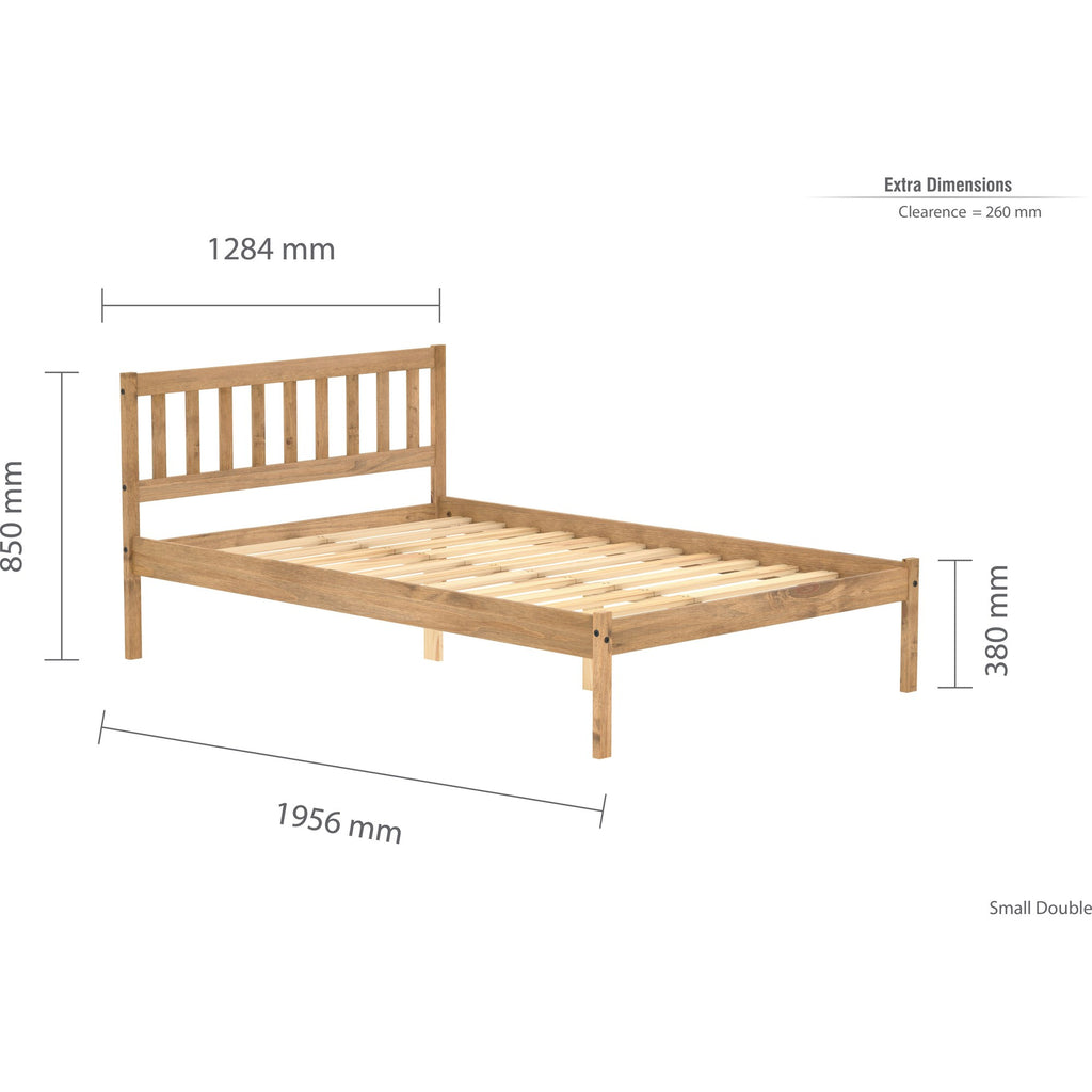 Lisbon Small Double Bed
