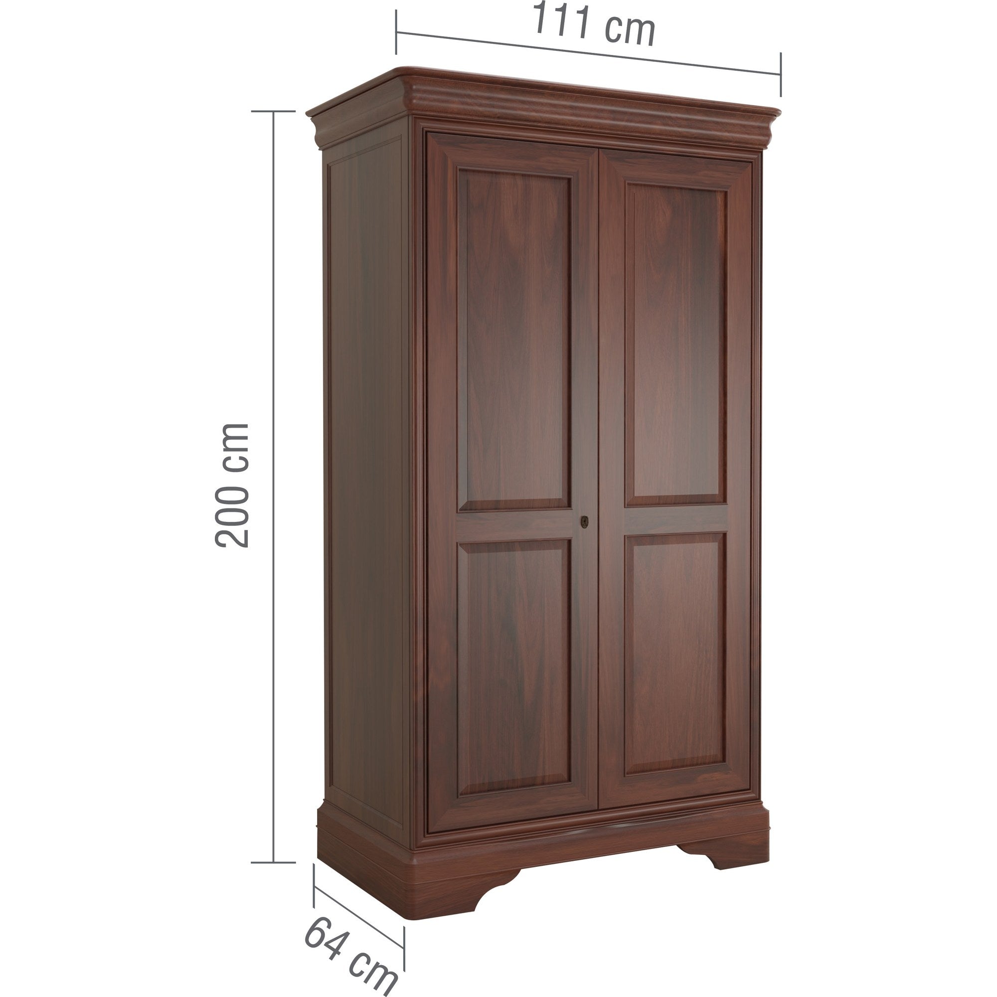 Antoinette 2 Door Wardrobe