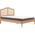 Leonie Rattan Bed Oak
