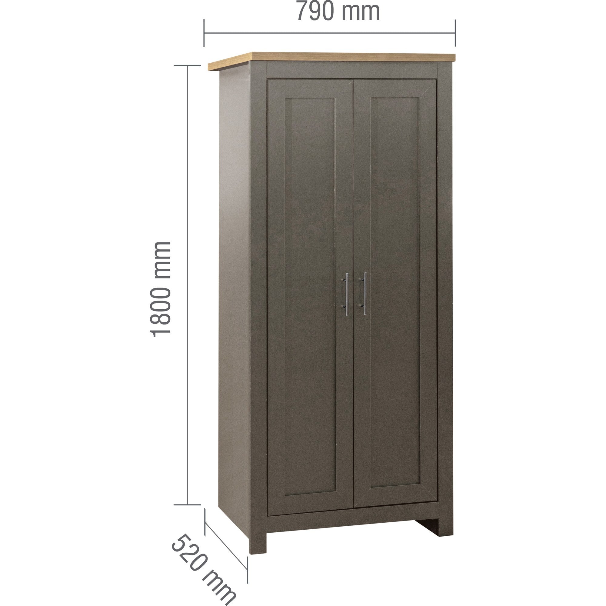 Highgate 2 Door Wardrobe