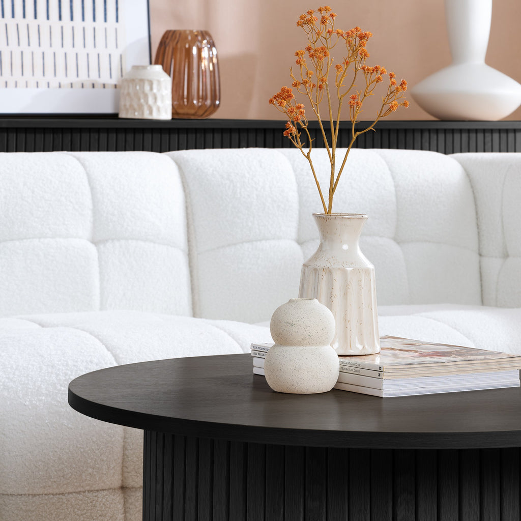 Axel Round Fluted Coffee Table