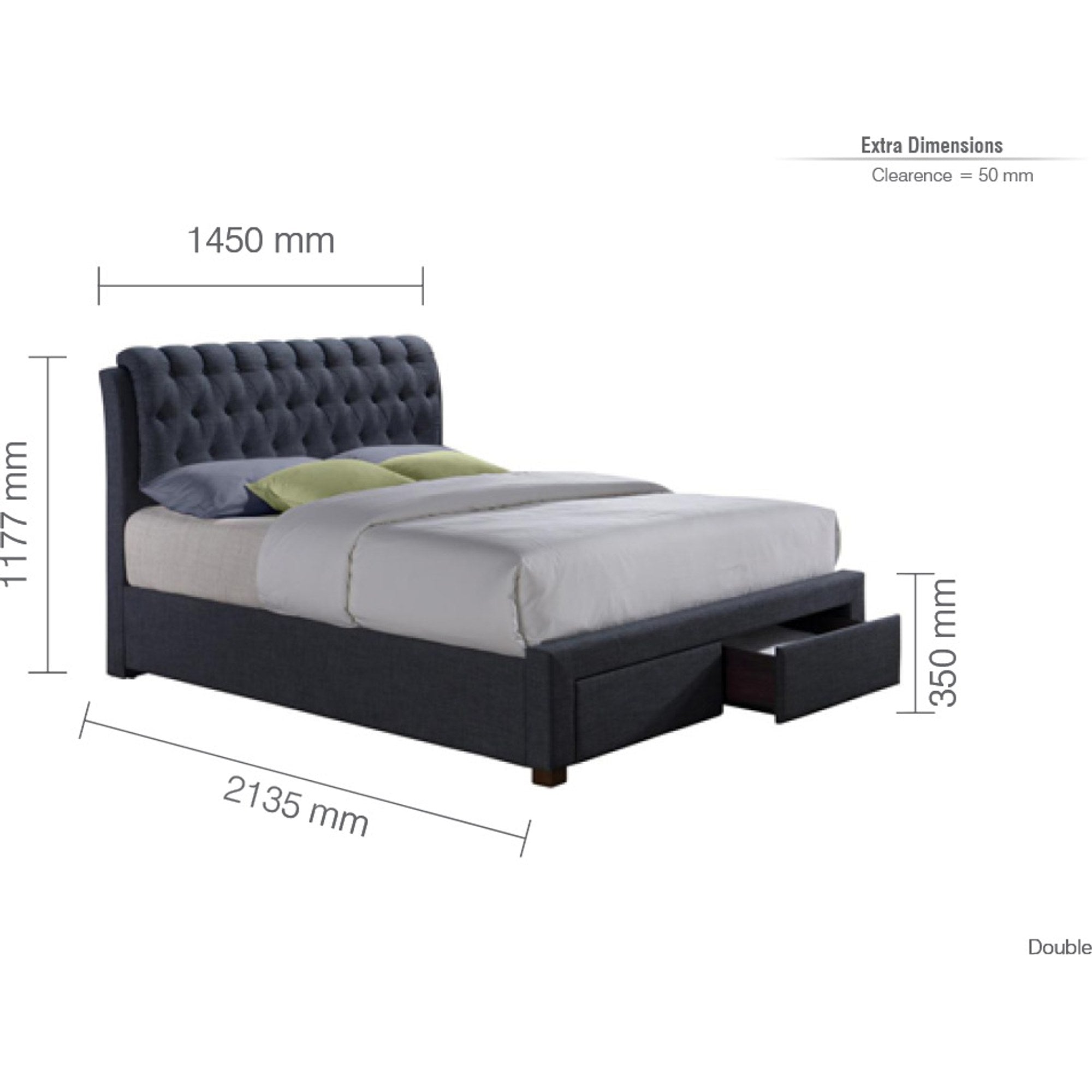 Valentino Double Bed