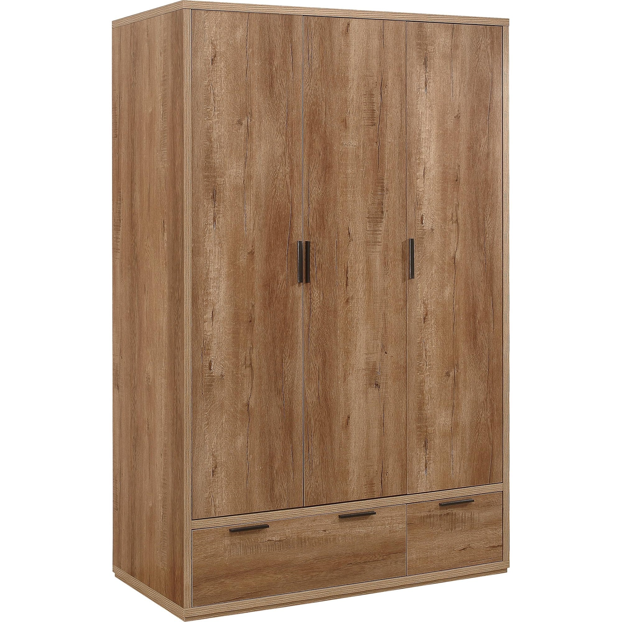 Stockwell 3 Door 2 Drawer Wardrobe